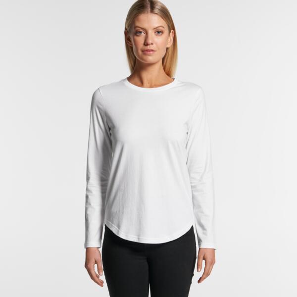 AS Colour Womens Maple Curve Longsleeve Tee Thumbnail