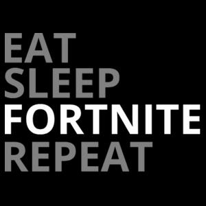 Eat Sleep Fortnite Repeat - Kids Youth T shirt Design