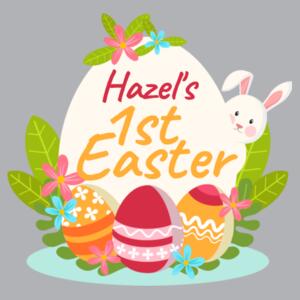 First Name First Easter - Custom Kids Easter Onsie - Mini-Me One-Piece Design