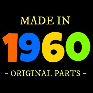 Made in 1960 - Personalised Custom Birthday T Shirt - Mens Staple T shirt Design