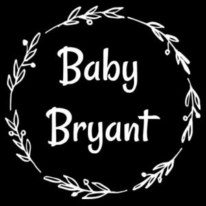 Simple Wreath Pregnancy Announcement - Mini-Me One-Piece Design