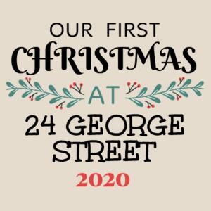 Our First Christmas Home - Cushion cover Design