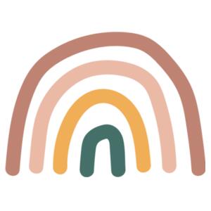 Rainbow Wall Art - Tea Towel Design