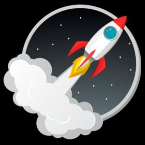 Rocket ship - Kids Youth T shirt Design