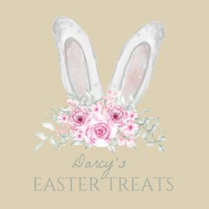 Personalised Easter Treats - Medium Calico Bag Design