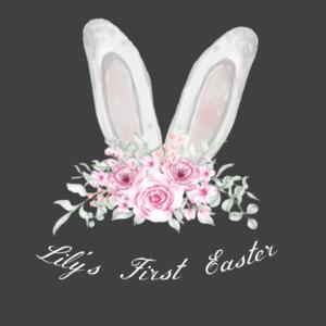 Personalised First Easter - Stonewash Bandana Bib Design