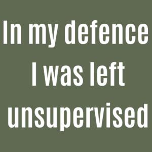 In my defence  - Mens Staple T shirt Design