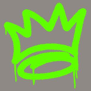 Spraypaint Crown - Kids Stadium Shorts Design