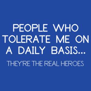 People who tolerate me - Thread Project Unisex Epic Tee Design