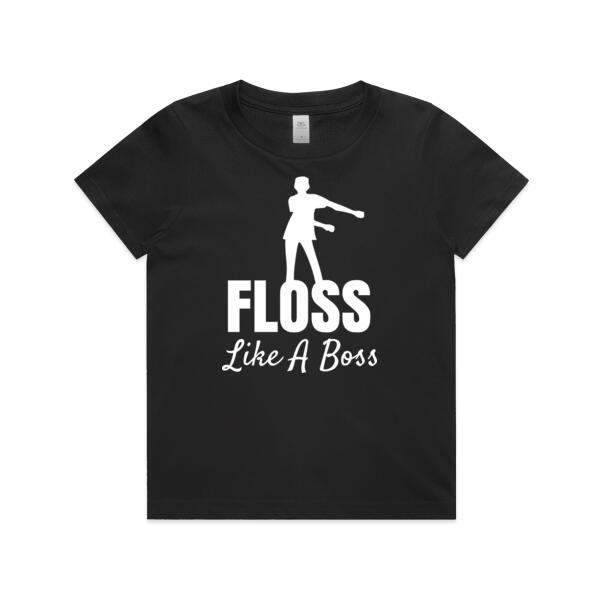 Floss Like A Boss - Kids Youth T shirt Thumbnail