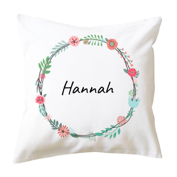 Floral Wreath - Cushion cover Thumbnail