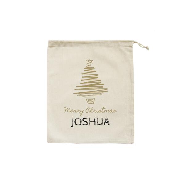 Scribble Xmas Tree - Christmas Eve Bag Thumbnail