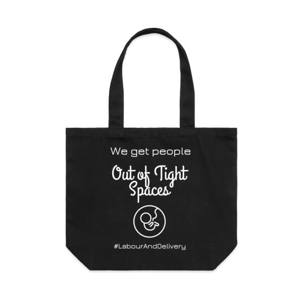 Midwife - We Get People Out of Tight Spaces - Shoulder Tote Thumbnail
