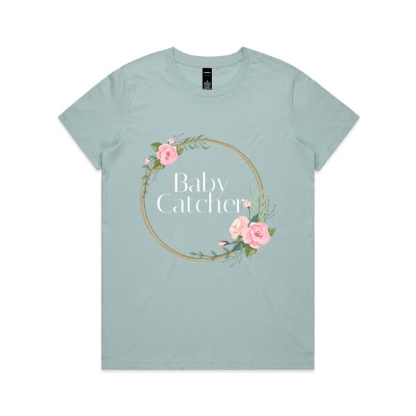 Baby Catcher - Womens Maple Tee Thumbnail