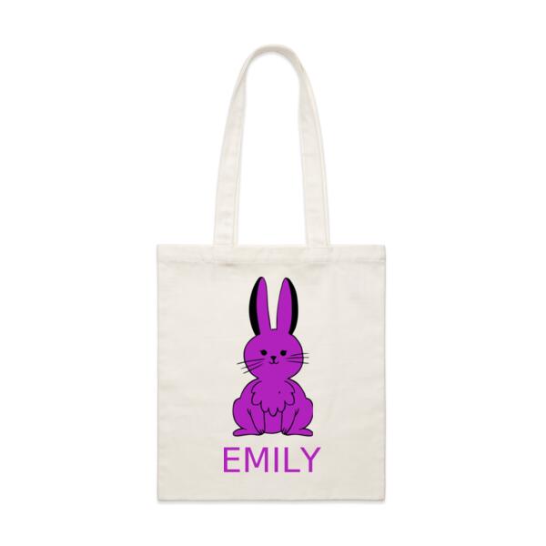 Kids Personalised Easter Egg Bag - Custom Easter Bag - Parcel Tote Thumbnail