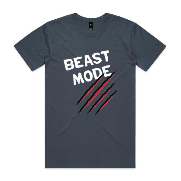 Beast Mode - Custom Personalised Fitness T Shirt - Mens Staple T shirt Thumbnail