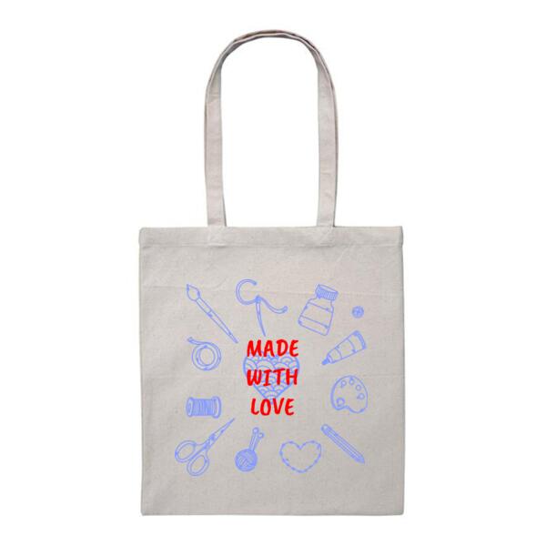 Crafty - Heavy Duty Canvas Tote Bag Thumbnail