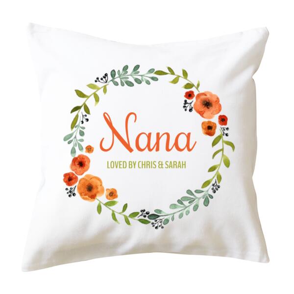 Nana Loved By - Cushion cover Thumbnail