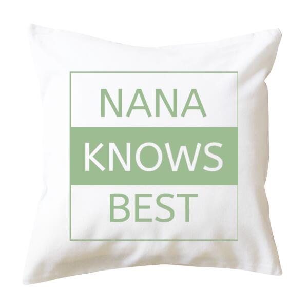 Nana Knows Best - Cushion cover Thumbnail