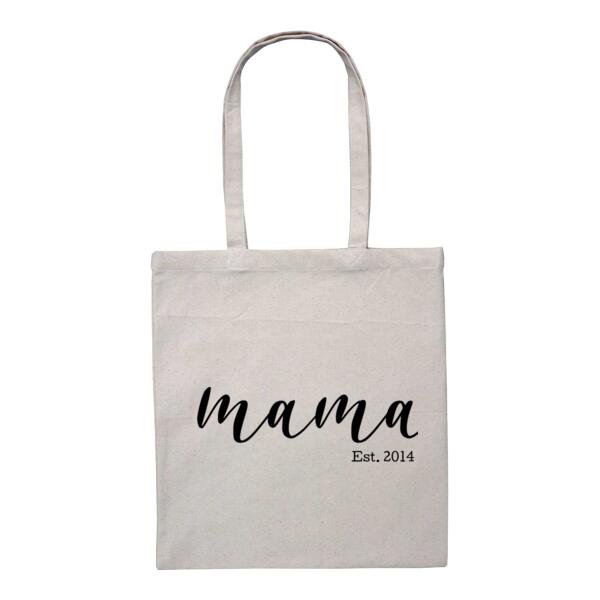 mama - Heavy Duty Canvas Tote with Gusset  Thumbnail