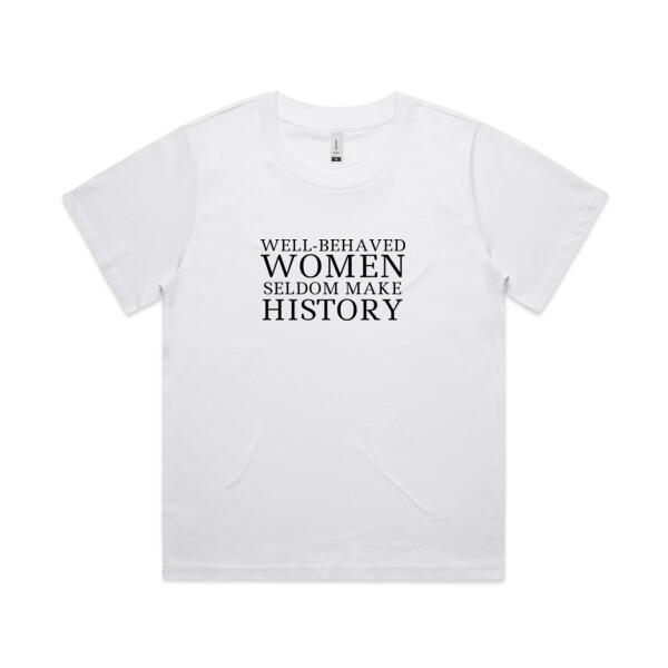 Well-behaved Women seldom make history - Womens Martina Tee Thumbnail