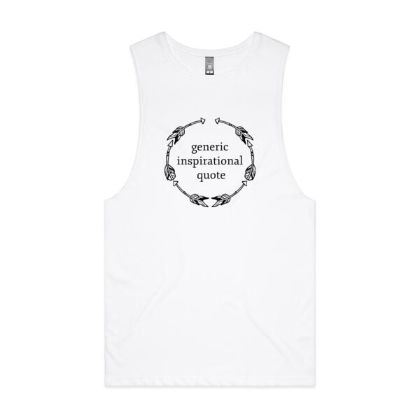 Generic Inspirational Quote - Unisex Barnard Tank Thumbnail