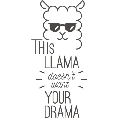 This Llama Doesn't Want Your Drama Thumbnail