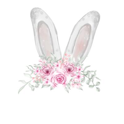 Watercolour Bunny ears Thumbnail