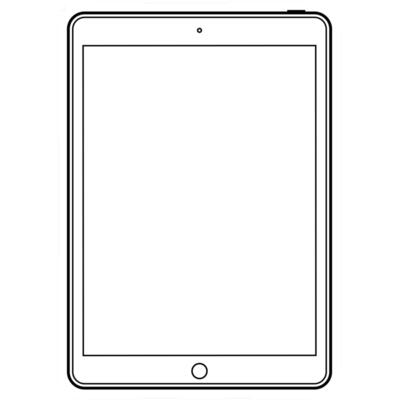 tablet outline ui ux design Thumbnail