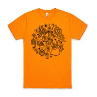 AS Colour Mens Block Safety Tee Thumbnail